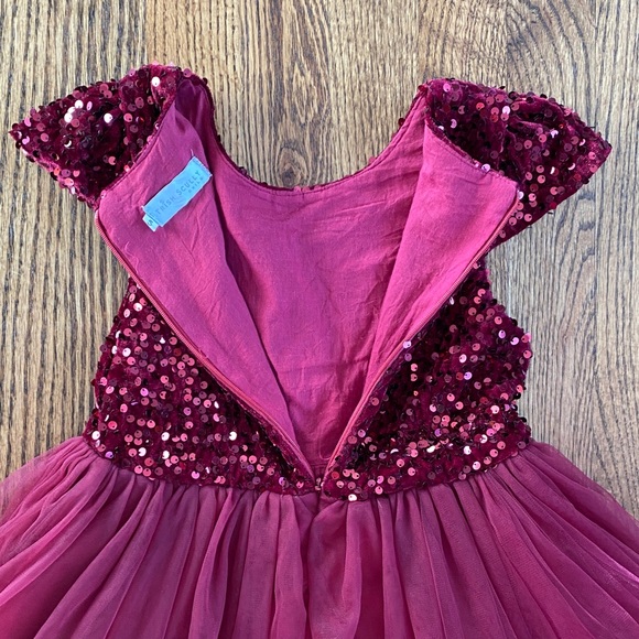 Trish Scully Delilah dress, wine color, size 5. Excellent condition ships fast - Picture 12 of 12